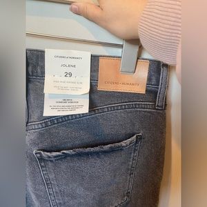 Citizens of Humanity Jolene Vintage Slim Fit Black Jeans